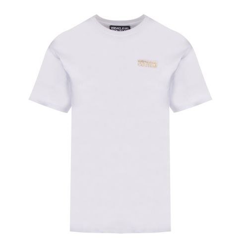 Mens White Small Logo Slim Fit S/s T Shirt 43666 by Versace Jeans Couture from Hurleys