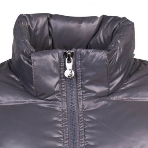Womens Zinc Authentic Fur Shiny Jacket 13969 by Pyrenex from Hurleys