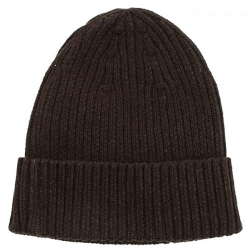 Mens Black Beanie Hat 14808 by Fred Perry from Hurleys