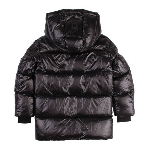 Boys Black Kennie-Lus Padded Hooded Jacket 94505 by Mackage from Hurleys