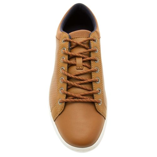 Mens Brown Straightset Trainers 14364 by Lacoste from Hurleys