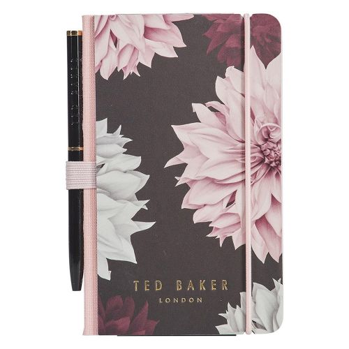 Womens Black Clove Mini Notebook & Pen Set 78444 by Ted Baker from Hurleys