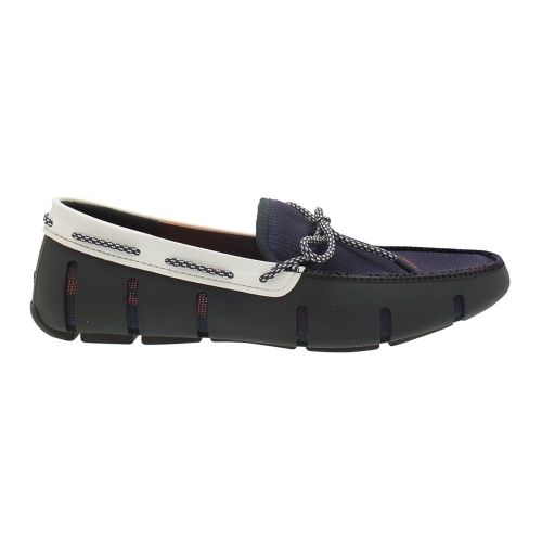 Mens Navy & White Sparkle Lace Loafers 10281 by Swims from Hurleys