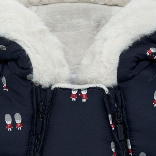 Baby Deep Blue London Guard Snowsuit 48325 by Mayoral from Hurleys