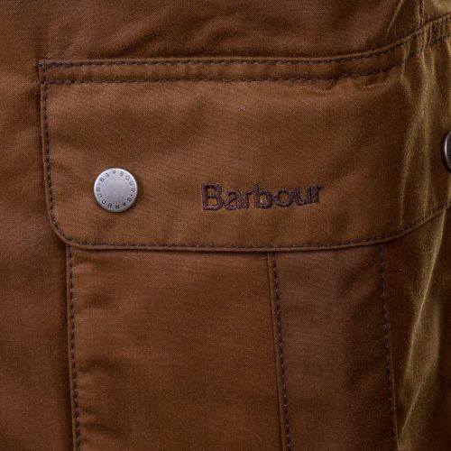 Mens Tan Duke Waxed Jacket 64628 by Barbour International from Hurleys