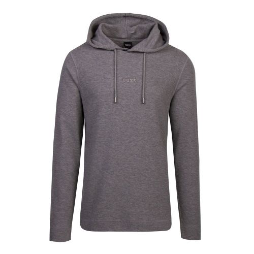 Casual Mens Light Grey Thooflash Light Hoodie 88871 by BOSS from Hurleys