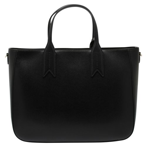 Womens Black Branded Shopper Bag 50890 by Emporio Armani from Hurleys