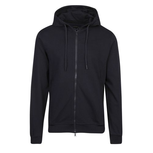 Mens Navy Branded Hooded Zip Sweat Top 48859 by Paul And Shark from Hurleys