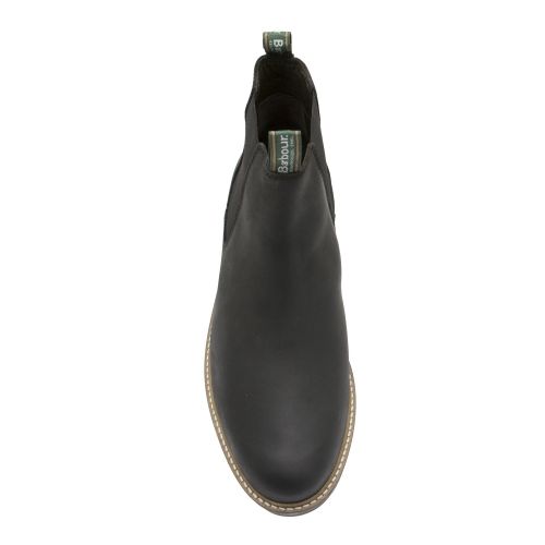 Mens Black Farsley Chelsea Boots 44655 by Barbour from Hurleys