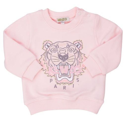Baby Pink Tiger 13 Sweat 70819 by Kenzo from Hurleys