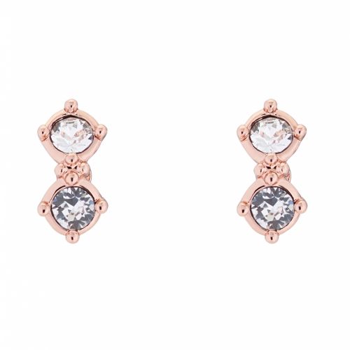 Womens Rose Gold Eliora Princess Sparkle Studs 32986 by Ted Baker from Hurleys