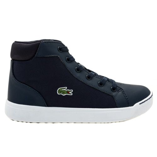 Junior Navy Explorateur Mid Trainers (2-5) 62666 by Lacoste from Hurleys