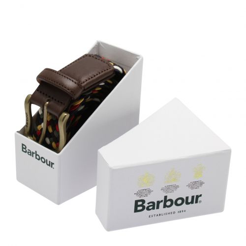 Mens Classic Tartan Stretch Belt Gift Set 79361 by Barbour from Hurleys