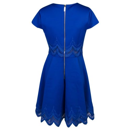 Womens Mid Blue Rehanna Embroidered Skater Dress 22775 by Ted Baker from Hurleys