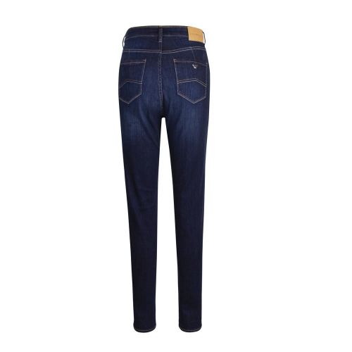 Womens Dark Blue J64 High Rise Skinny Fit Jeans 83180 by Emporio Armani from Hurleys