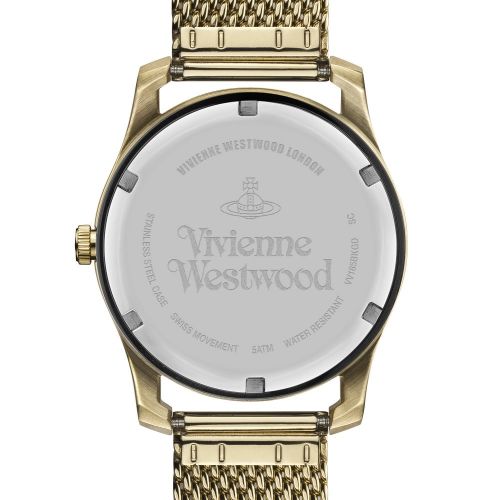 Mens Gold Holborn Mesh Watch 26006 by Vivienne Westwood from Hurleys