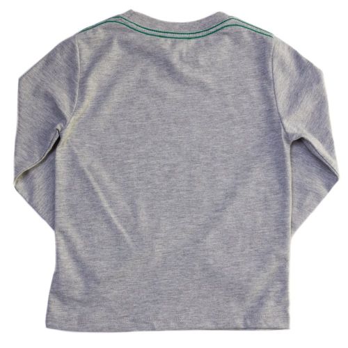 Boys Marl Grey Alexy 2 Tiger L/s Tee Shirt 64240 by Kenzo from Hurleys