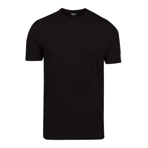 Mens Black Oh Canada Patch S/s T Shirt 89066 by Dsquared2 from Hurleys