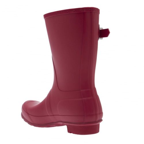 Original Womens Red Short Wellington Boots 26065 by Hunter from Hurleys