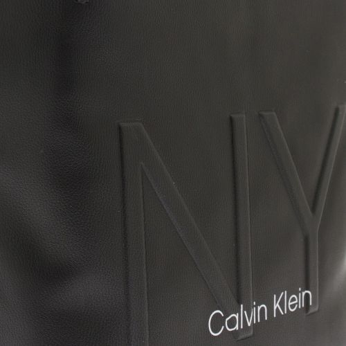 Womens Black NY Shaped Backpack 51928 by Calvin Klein from Hurleys