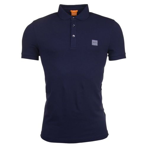 Orange Mens Dark Blue Pavlik S/s Polo Shirt 68255 by BOSS from Hurleys