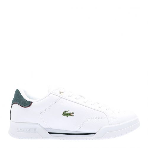 Mens White Twin Serve Trainers 108549 by Lacoste from Hurleys