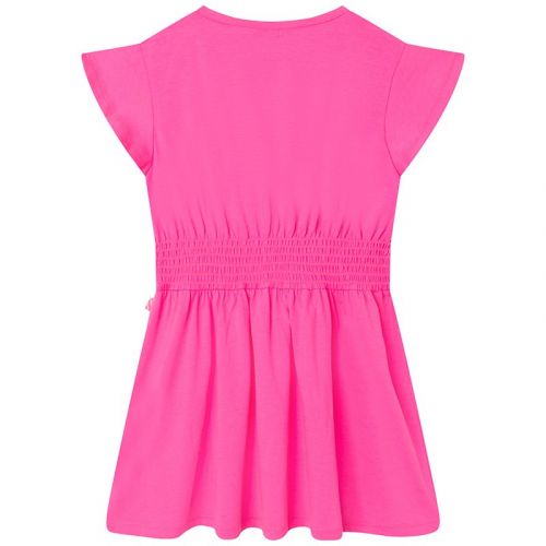 Girls Neon Pink Rainbow Dress 104443 by Billieblush from Hurleys