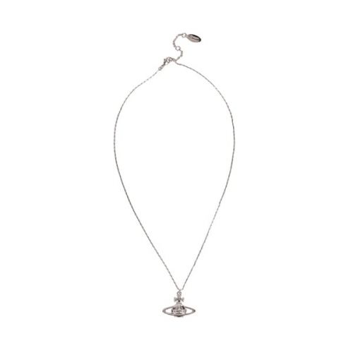 Womens Silver Suzie Pendant Necklace 67188 by Vivienne Westwood from Hurleys
