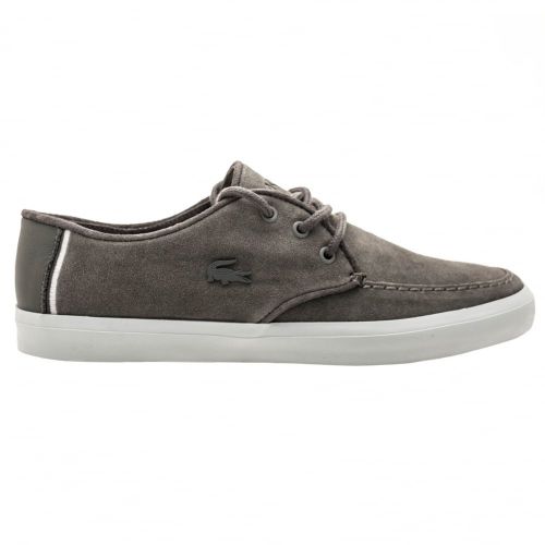 Mens Dark Grey Sevrin Boat Shoes 62610 by Lacoste from Hurleys