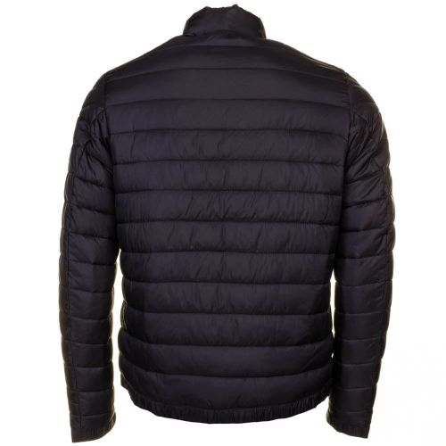 Mens Black Chain Baffle Quilted Jacket 64654 by Barbour International from Hurleys