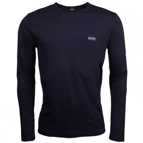 Athleisure Mens Black Togn Small Logo L/s T Shirt 68384 by BOSS from Hurleys