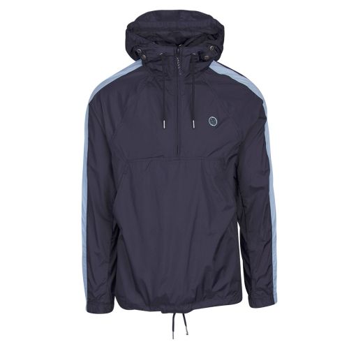 Mens Navy Overhead Hooded Jacket 40551 by Pretty Green from Hurleys