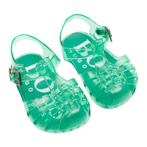 Baby New Green Jelly Sandals (19-30) 6885 by BOSS from Hurleys