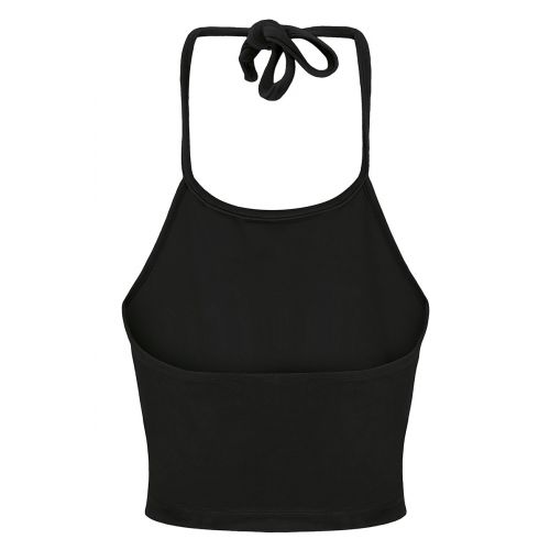 Womens Black Etta Velour Halter Top 105938 by Juicy Couture from Hurleys