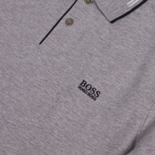 Athleisure Mens Open Grey Paul Slim Fit S/s Polo Shirt 44732 by BOSS from Hurleys