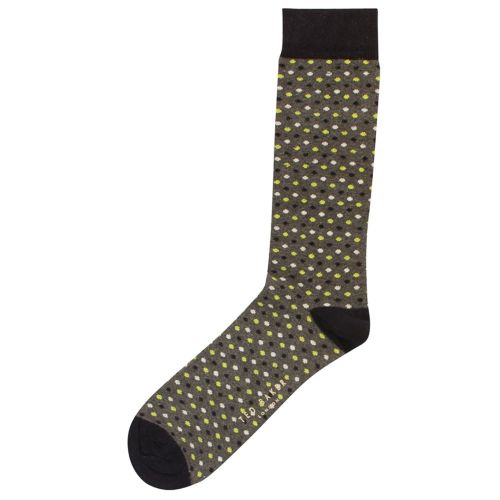 Grey Marl Doodle Spot Socks 16428 by Ted Baker from Hurleys