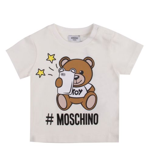 Baby Cloud Selfie Toy S/s T Shirt 42033 by Moschino from Hurleys