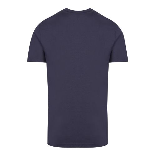 Athleisure Mens Navy/Silver Tee Curved Logo S/s T Shirt 45189 by BOSS from Hurleys
