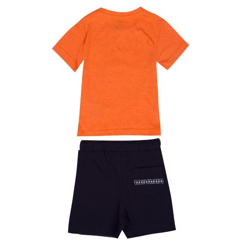 Infant Orange Waves S/s T Shirt & Shorts Set 40080 by Mayoral from Hurleys