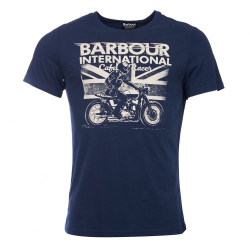 Mens Navy Cruise S/s T Shirt 12280 by Barbour International from Hurleys