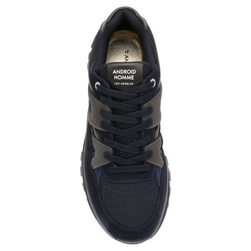 Mens Navy Leo Carrillo Iridescent Trim Trainers 108870 by Android Homme from Hurleys