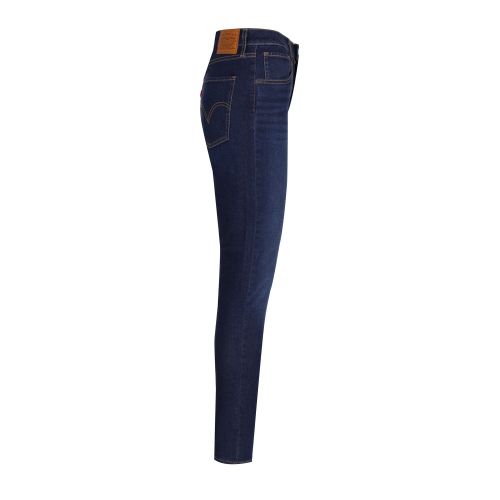 Womens On The Rise Dark Blue Mile High Super Skinny Jeans 47829 by Levi's from Hurleys