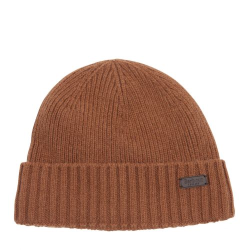 Mens Ochre Carlton Beanie 93786 by Barbour from Hurleys
