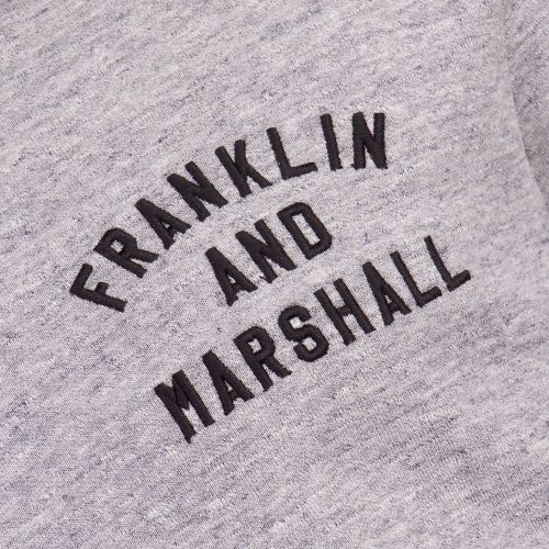 Mens Sport Grey Melange Sweat Top 16325 by Franklin + Marshall from Hurleys