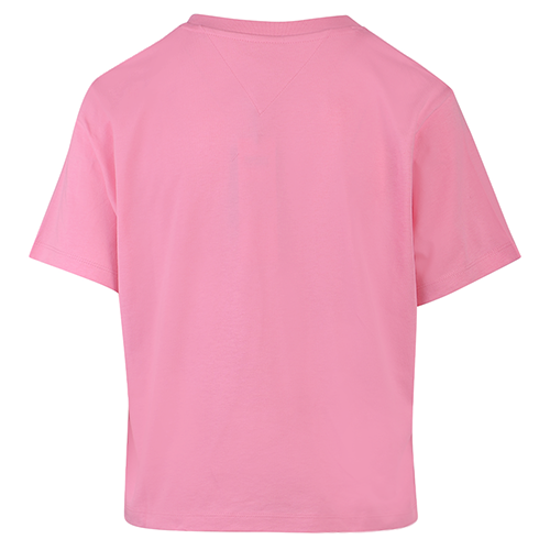 Womens THE Fresh Pink Linear Logo S/s T Shirt 107571 by Tommy Jeans from Hurleys