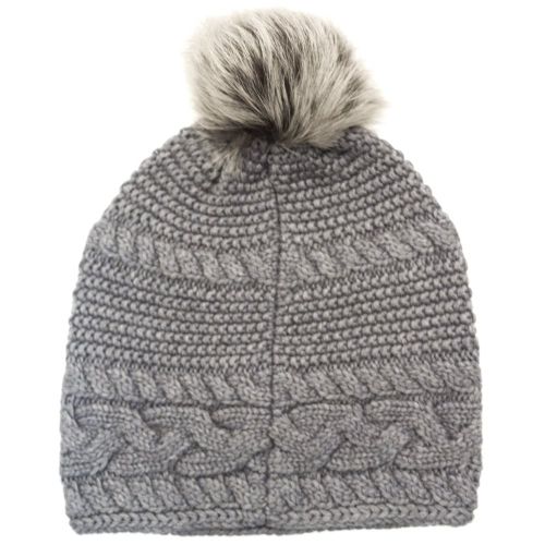 Womens Steel Heather Cable Knit Oversized Beanie Hat 62379 by UGG from Hurleys