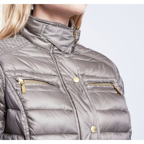 Womens Taupe Cadwell Quilted Jacket 12408 by Barbour International from Hurleys