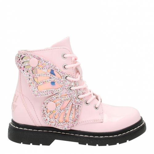 Girls Pink Patent Ali Di Fata Fairy Wings Boots (26-33) 49293 by Lelli Kelly from Hurleys