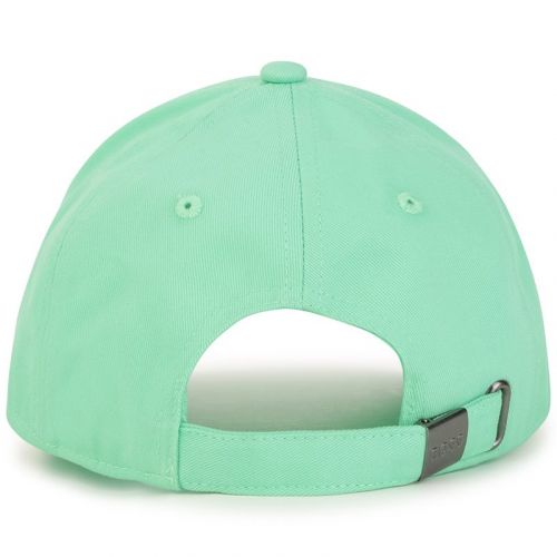 Boys Green Branded Cap 103909 by BOSS from Hurleys