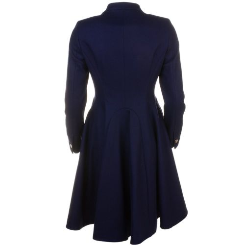 Womens Navy Indego Double Breasted Flare Coat 62091 by Ted Baker from Hurleys